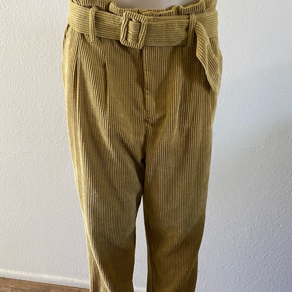 Mustard corduroy pants